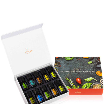 Kit dōTERRA Culinária Essencial (Sem Livro de Receitas)